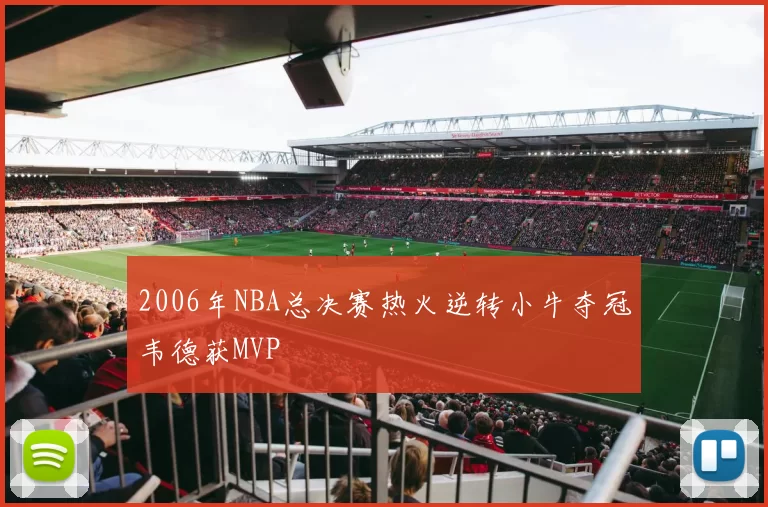 2006年NBA总决赛热火逆转小牛夺冠韦德获MVP